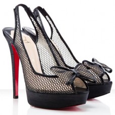 Pantofi Christian Louboutin Exclu 140mm Slingbacks Negri