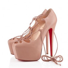 Pantofi cu platformă Christian Louboutin Ghildarc 160mm, culoare nud Pantofi cu platformă Christian Louboutin Ghildarc 160mm, culoare nud