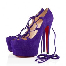 Pantofi cu platformă Christian Louboutin Ghildarc 160mm violet Pantofi cu platformă Christian Louboutin Ghildarc 160mm violet