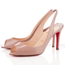 Pantofi sport Christian Louboutin You You 80mm cu talpă plată, culoare nud