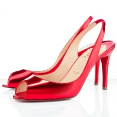 Pantofi sport Christian Louboutin You You 80mm Slingbacks roșii