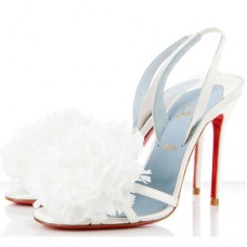 Pantofi sport Christian Louboutin Tsarouchi 100mm Slingbacks Albi