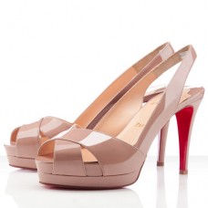 Pantofi sport Christian Louboutin Soso 120mm cu talpă plată, culoare nud