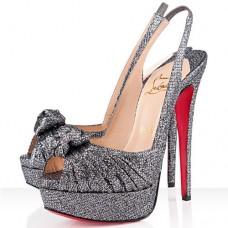 Pantofi sport Christian Louboutin Jenny 140mm gri