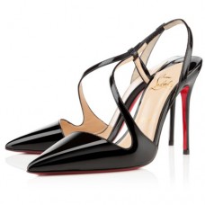 Pantofi Christian Louboutin June 100mm Slingbacks Negri