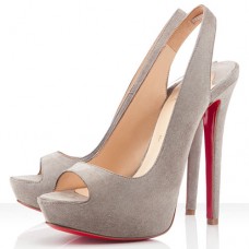 Pantofi sport Christian Louboutin Cheyenne 140mm Elefante