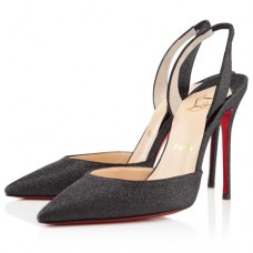 Pantofi Christian Louboutin Ever 100mm Slingbacks Negri