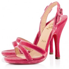 Pantofi Christian Louboutin Fine Romance 120mm Slingbacks Rose Paris