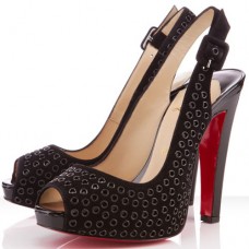 Pantofi sport Christian Louboutin Aicha 120mm Slingbacks Negri