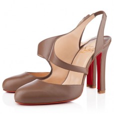 Pantofi sport Christian Louboutin Atomic 100mm Slingbacks Taupe