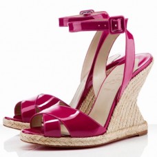 Pantofi cu platformă Christian Louboutin You Love 120mm Rose Matador