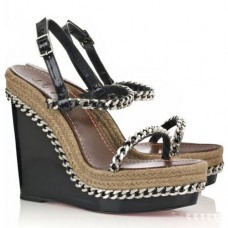 Pantofi cu platformă Christian Louboutin Macarena 120mm negri Pantofi cu platformă Christian Louboutin Macarena 120mm negri
