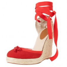 Pantofi cu platformă Christian Louboutin Carino Plato 120mm roșii