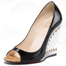 Pantofi cu platformă Christian Louboutin Miramar 100mm negri
