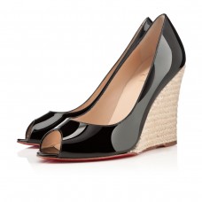 Pantofi cu platformă Christian Louboutin Puglia 100mm Negri Pantofi cu platformă Christian Louboutin Puglia 100mm Negri