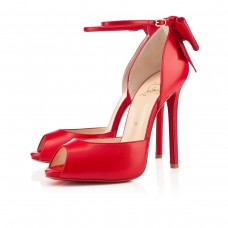Christian Louboutin Dos Noeud 120mm Roșu Ocazie Specială Christian Louboutin Dos Noeud 120mm Roșu Ocazie Specială