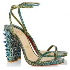 Sandale Christian Louboutin Au Palace 120mm verzi