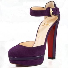 Sandale Christian Louboutin cu toc încrustat la gleznă 140 mm, roșii Sandale Christian Louboutin cu toc încrustat la gleznă 140 mm, roșii
