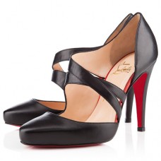 Sandale Christian Louboutin Citoyenne 100 mm negre