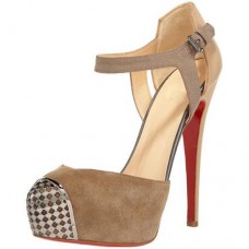 Sandale Christian Louboutin Boulima Exclusive D'Orsay 120mm Taupe
