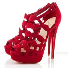 Sandale Christian Louboutin Larissa Plato 140mm roșii Sandale Christian Louboutin Larissa Plato 140mm roșii