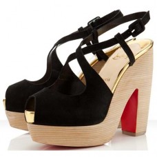 Sandale Christian Louboutin Martel 140mm negre Sandale Christian Louboutin Martel 140mm negre