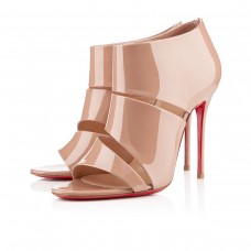 Sandale Christian Louboutin Cachottiere 100mm, culoare nud