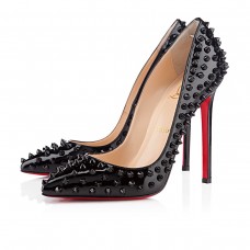 Pantofi Christian Louboutin Pigalle Spikes 120mm Negri