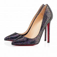 Pantofi Christian Louboutin Pigalle 120mm Albastru Khol