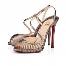 Sandale Christian Louboutin Scoubridou 120mm bronz