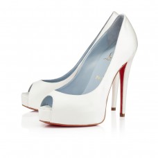 Pantofi Christian Louboutin Vendome 120mm pentru ocazii speciale, alb-negru Pantofi Christian Louboutin Vendome 120mm pentru ocazii speciale, alb-negru