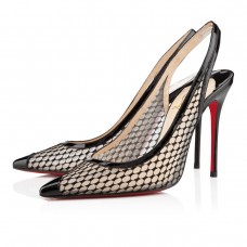 Sandale Christian Louboutin Nu et Nu 100mm negre Sandale Christian Louboutin Nu et Nu 100mm negre