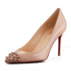 Pantofi Christian Louboutin Geo 80mm, culoare nud Pantofi Christian Louboutin Geo 80mm, culoare nud