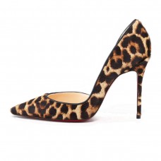 Pantofi Christian Louboutin Iriza 100mm cu imprimeu leopard