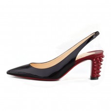Pantofi sport Christian Louboutin Lemer 40mm Slingbacks Negri