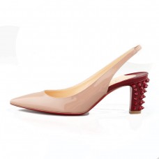 Pantofi sport Christian Louboutin Lemer 40mm, culoare nud