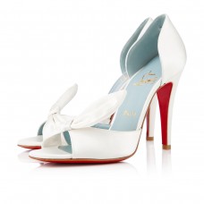 Pantofi Christian Louboutin Livre 100mm pentru ocazii speciale, alb-negru Pantofi Christian Louboutin Livre 100mm pentru ocazii speciale, alb-negru