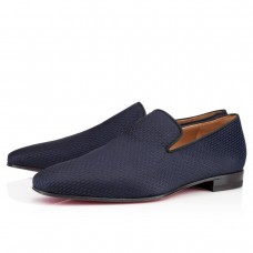 Mocasini Christian Louboutin Dandy bleumarin