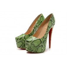 Pantofi cu platformă Christian Louboutin Daffodile 160mm, verzi Pantofi cu platformă Christian Louboutin Daffodile 160mm, verzi