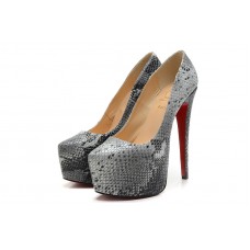 Pantofi cu platformă Christian Louboutin Daffodile 160mm gri Pantofi cu platformă Christian Louboutin Daffodile 160mm gri