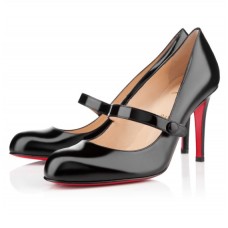 Pantofi Christian Louboutin Wallis 80mm Negri Pantofi Christian Louboutin Wallis 80mm Negri