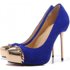 Pantofi Christian Louboutin Metalipp 120mm Albaștri Pantofi Christian Louboutin Metalipp 120mm Albaștri