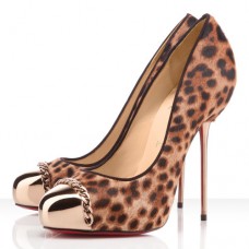 Pantofi Christian Louboutin Metalipp 120mm cu imprimeu leopard Pantofi Christian Louboutin Metalipp 120mm cu imprimeu leopard