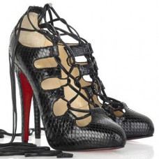 Pantofi Christian Louboutin Mary Jane Bloody 120mm, negri Pantofi Christian Louboutin Mary Jane Bloody 120mm, negri