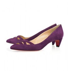 Pantofi Christian Louboutin Manue 40mm, culoare violet Pantofi Christian Louboutin Manue 40mm, culoare violet