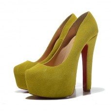 Pantofi Christian Louboutin Daffy 160mm, culoare Chartreuse