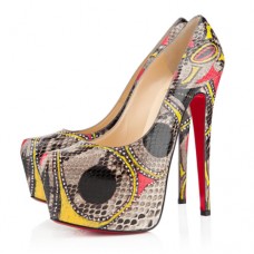 Pantofi Christian Louboutin Daffodile 160mm, multicolori