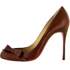 Pantofi Christian Louboutin Beauty 100mm, culoare cafea