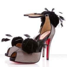 Sandale Christian Louboutin Pluminette 120mm Pudră Sandale Christian Louboutin Pluminette 120mm Pudră