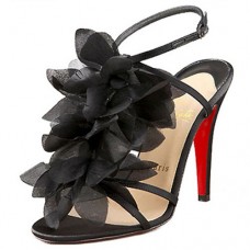 Sandale Christian Louboutin Petal 70mm negre Sandale Christian Louboutin Petal 70mm negre